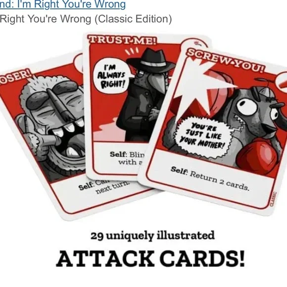 I'm Right You're Wrong Card Game - Picture 6 of 6
